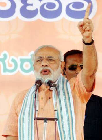 Photo - Modi campaigns in Karnataka Photo - Modi campaigns in Karnataka