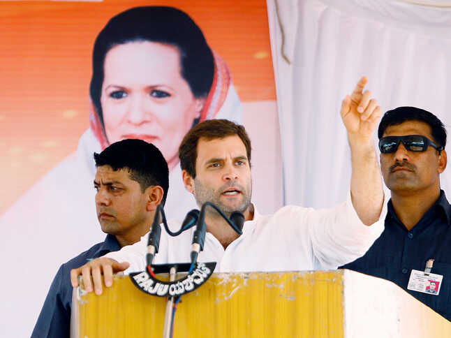 Photo - Rahul campaigns in Karnataka Photo - Rahul campaigns in Karnataka