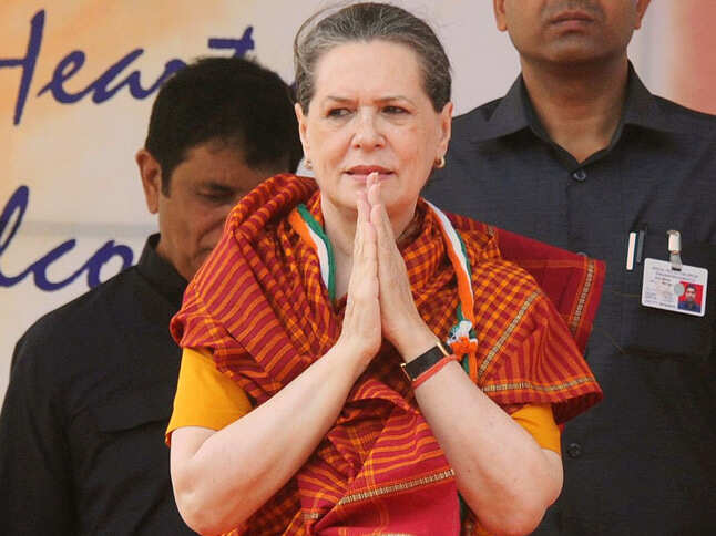 Photo - Sonia Gandhi attacks BJP Photo - Sonia Gandhi attacks BJP