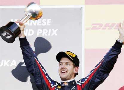 Sebastian Vettel wins 2nd F1 title