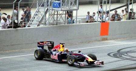 F1 race track unveiled