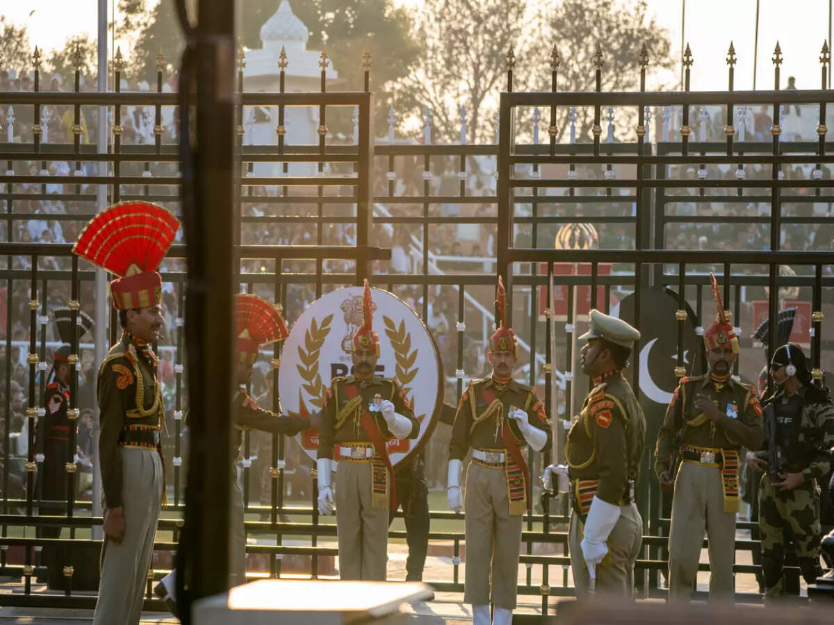 Wagah Border closing ceremony Wagah Border closing ceremony