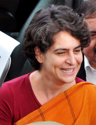 Priyanka on UP poll trail