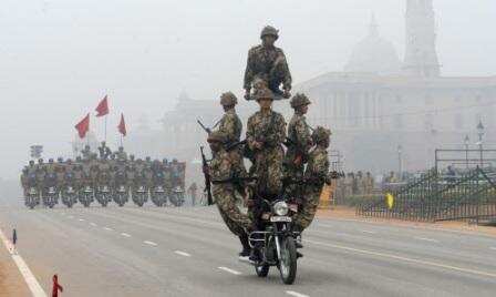 Republic Day parade rehearsal