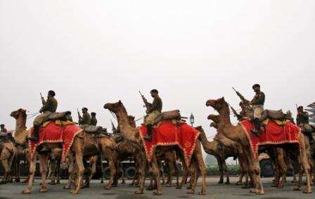 Republic Day parade rehearsal