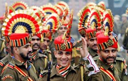 Republic Day parade rehearsal