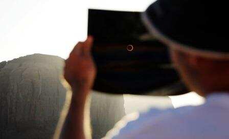 Solar eclipse 'ring of fire'