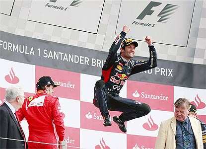 Mark Webber wins British Grand Prix
