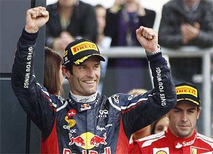 Mark Webber wins British Grand Prix