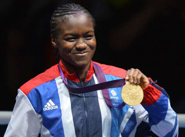 Mary Kom with historic bronze medal
