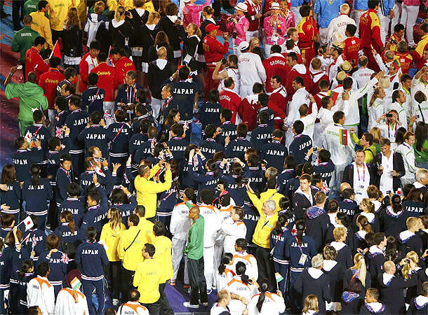 London Olympics closing ceremony