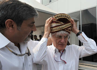 Grid Parade at Formula One Indian Grand Prix