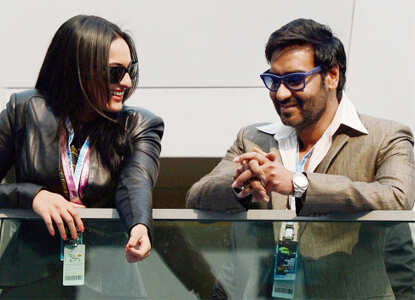 Celebrities @ Indian Grand Prix