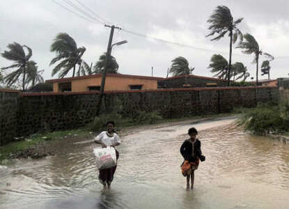 Cyclone Nilam hits TN, Andhra