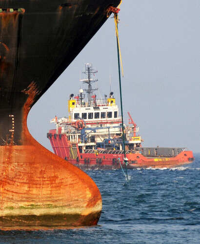 Grounded ship Pratibha Cauvery awaits salvage