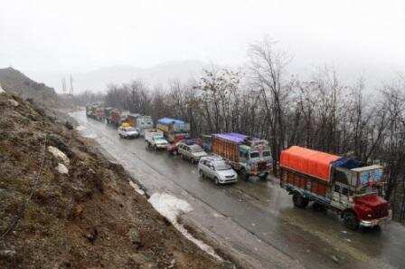 Rain, snowfall throws life out of gear