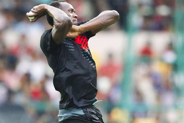 When Bolt beats Yuvraj in cricket