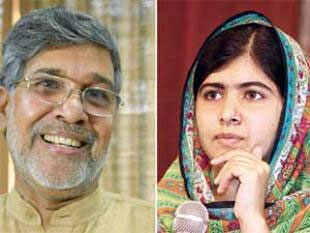 Indian Kailash Satyarthi and Pak's Malala Yousafzay win Nobel peace prize 2014