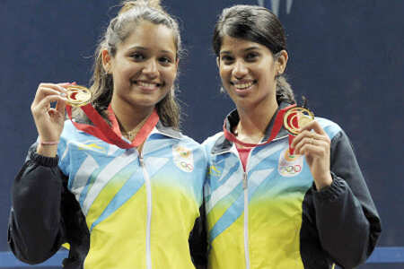 Dipika Pallikal and Joshna Chinappa