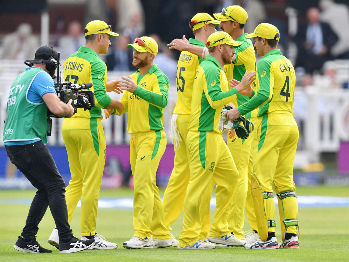 Australia booked their semi-final birth with triumph over the hosts