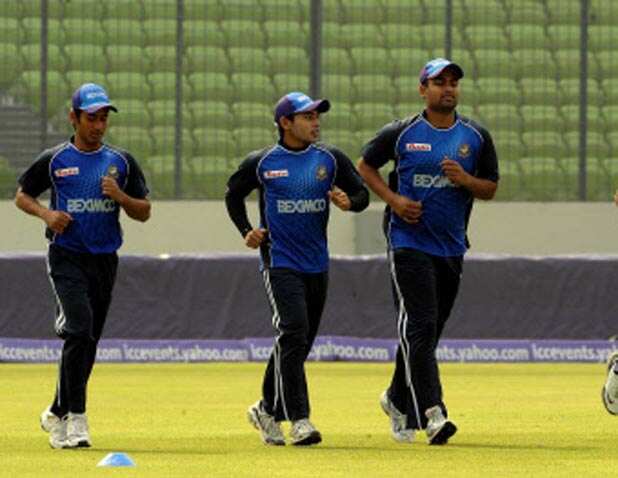 Bangladesh's training session
