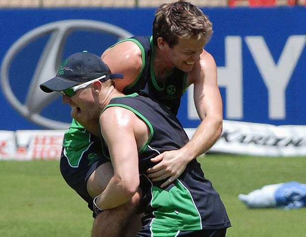 England-Ireland practice session