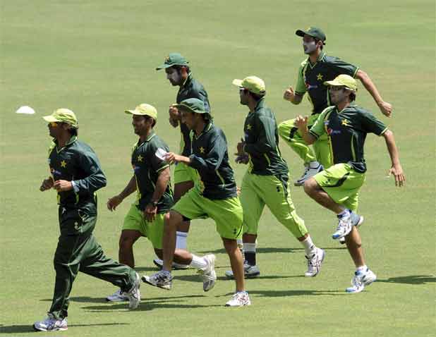 New Zealand-Pakistan practice session