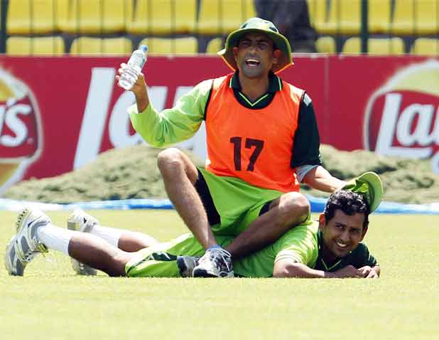 New Zealand-Pakistan practice session
