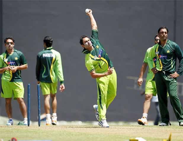 New Zealand-Pakistan practice session