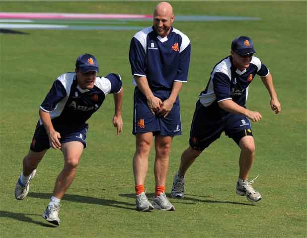 India-Netherlands practice session