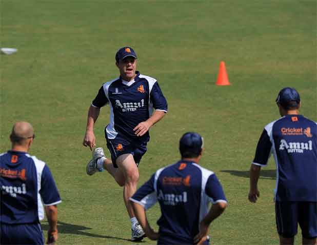 India-Netherlands practice session