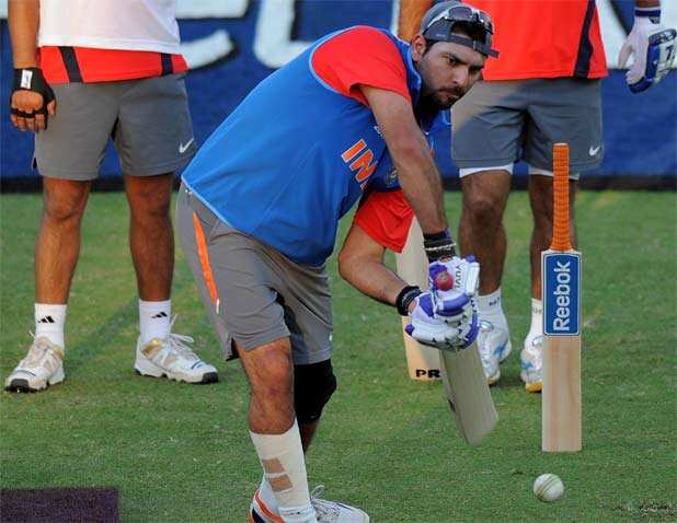 India-Netherlands practice session
