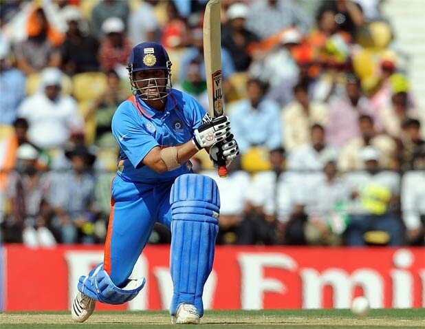 Sachin Tendulkar enroute his 48th ton