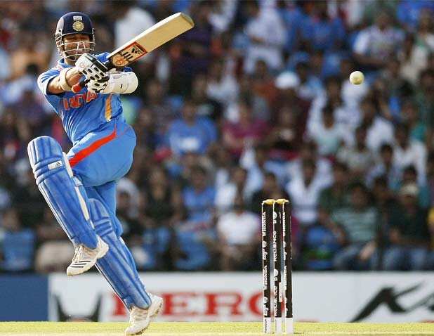 Sachin Tendulkar enroute his 48th ton