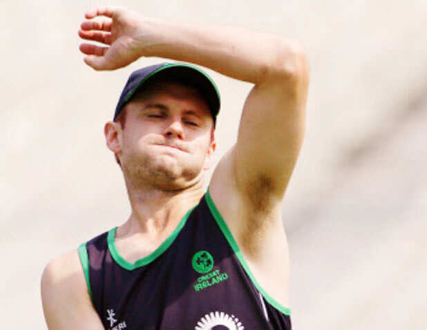 Ireland's practice session
