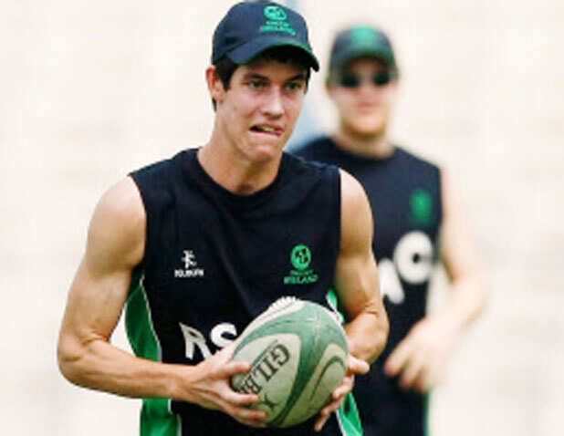Ireland's practice session