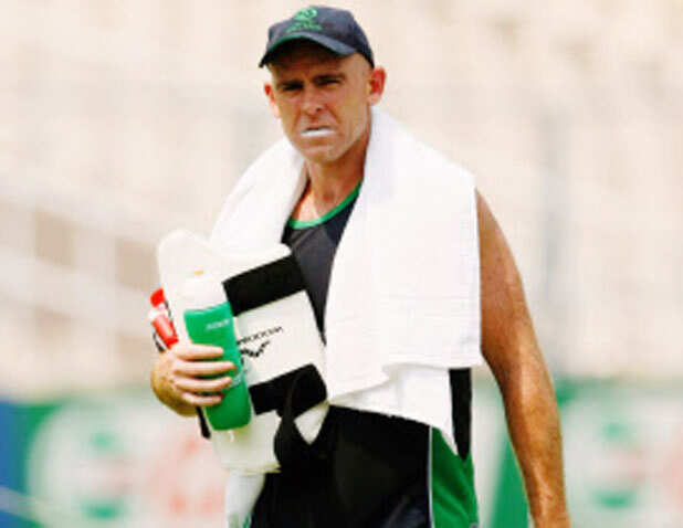 Ireland's practice session