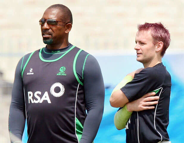 Ireland-Netherlands practice session