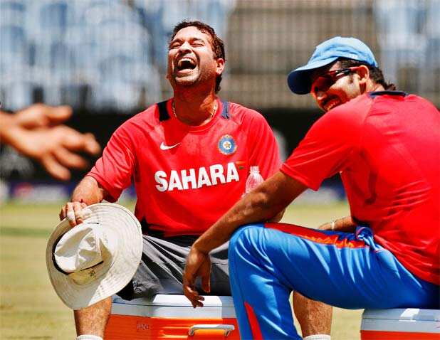 India-West Indies practice session