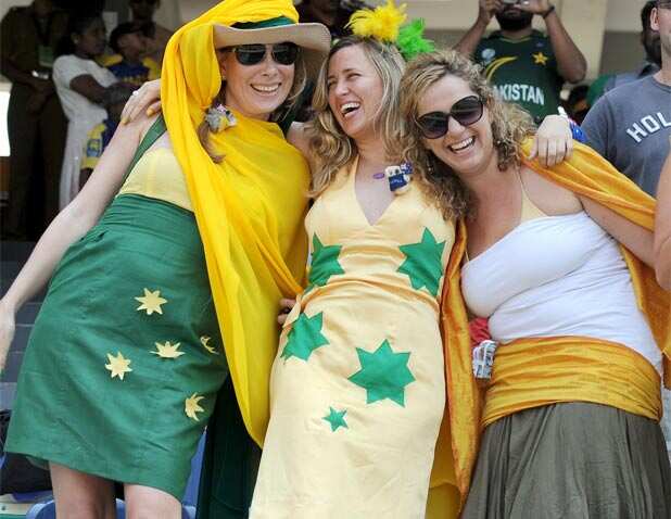 Colourful fans in Colombo