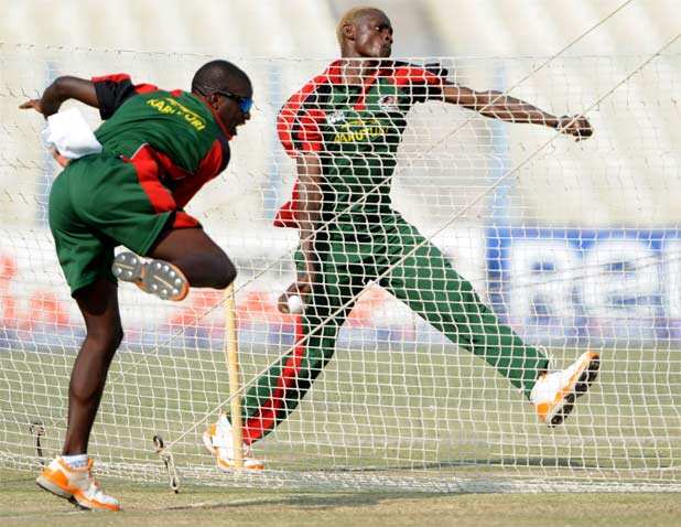 Kenya-Zimbabwe practice session