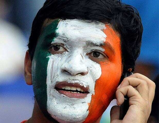Flags and faces at World Cup