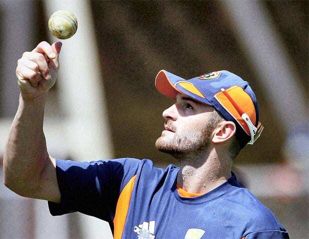 Australia's practice session