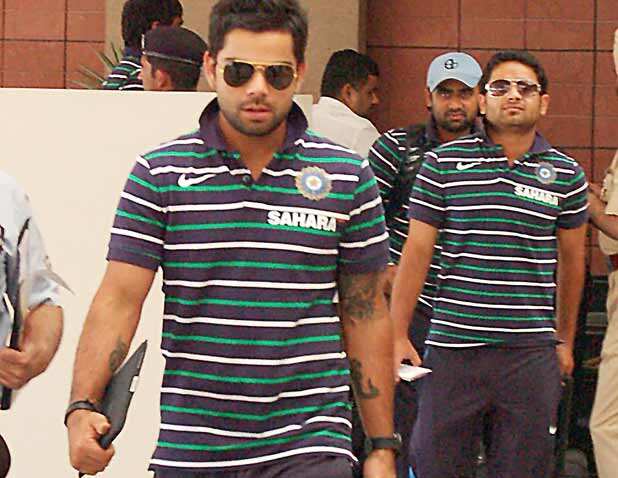 Team India's arrival in Mohali