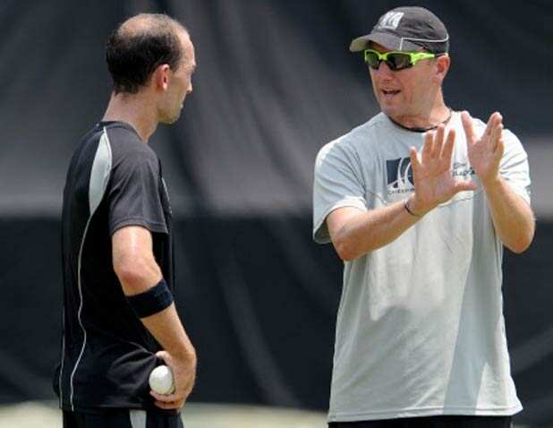 New Zealand's practice session