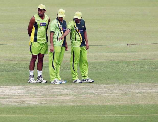 Pakistan's practice session