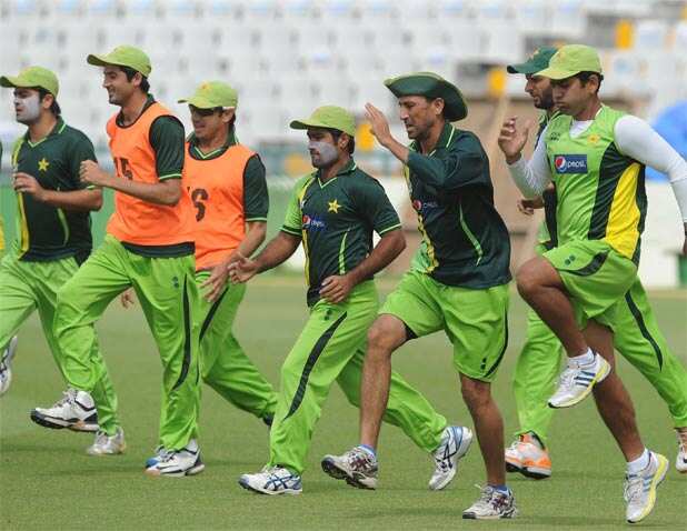 Pakistan's practice session