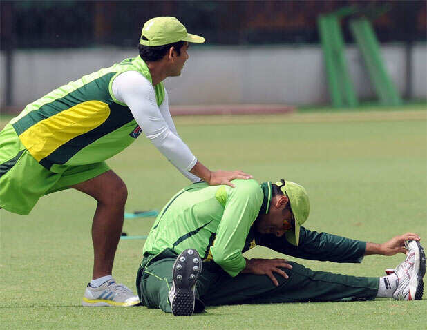Pakistan's practice session