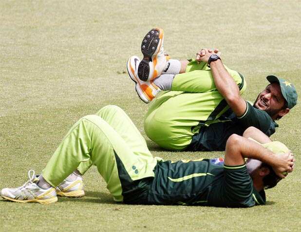 Pakistan's practice session