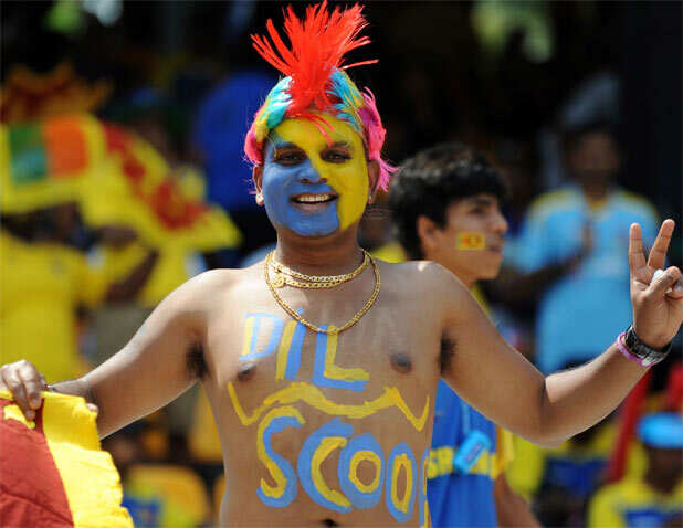 Colourful fans in Colombo